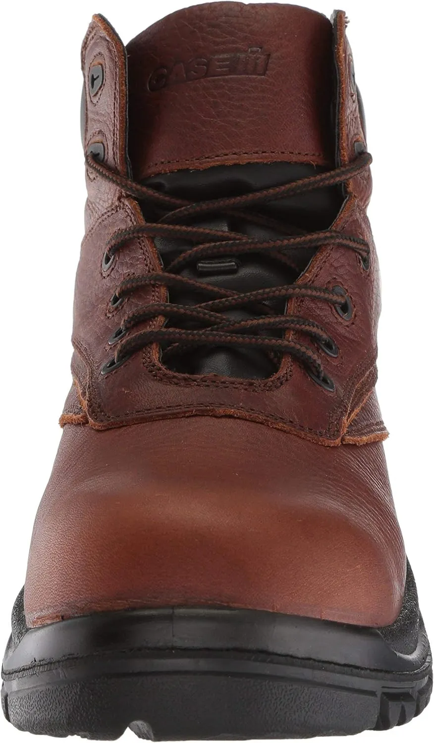 Ad Tec Man's 7in Waterproof Full Grain Leather Safety Work Boots for Men, Brown