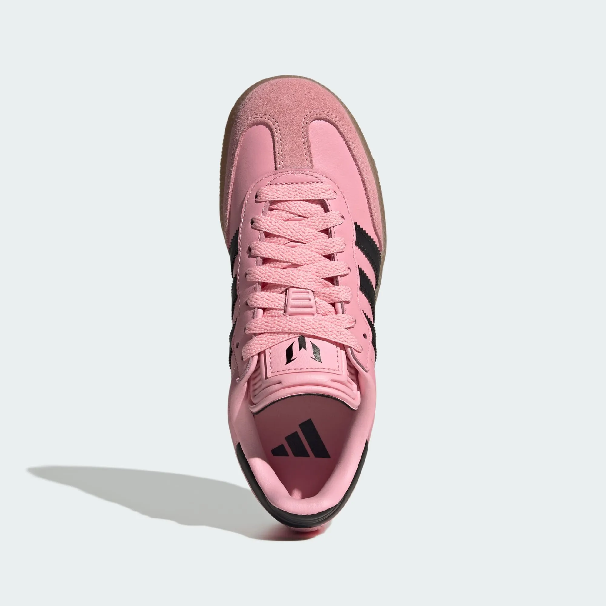adidas SAMBA MESSI Indoor Soccer Shoes | Light Pink-Core Black | Kid's Unisex