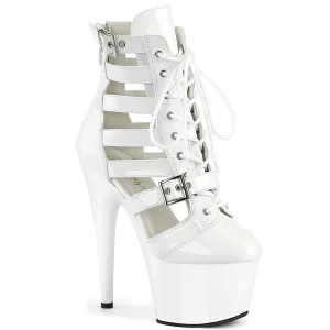 ADORE-1013MST Pleaser White Patent Sexy Platform Shoes (Pole Dancing Heels)