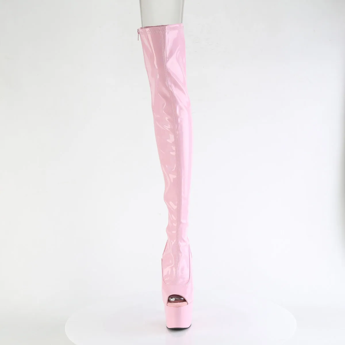 ADORE-3011HWR Pleaser Baby Pink Hologram Sexy Platform Shoes (Pole Dancing Heels)