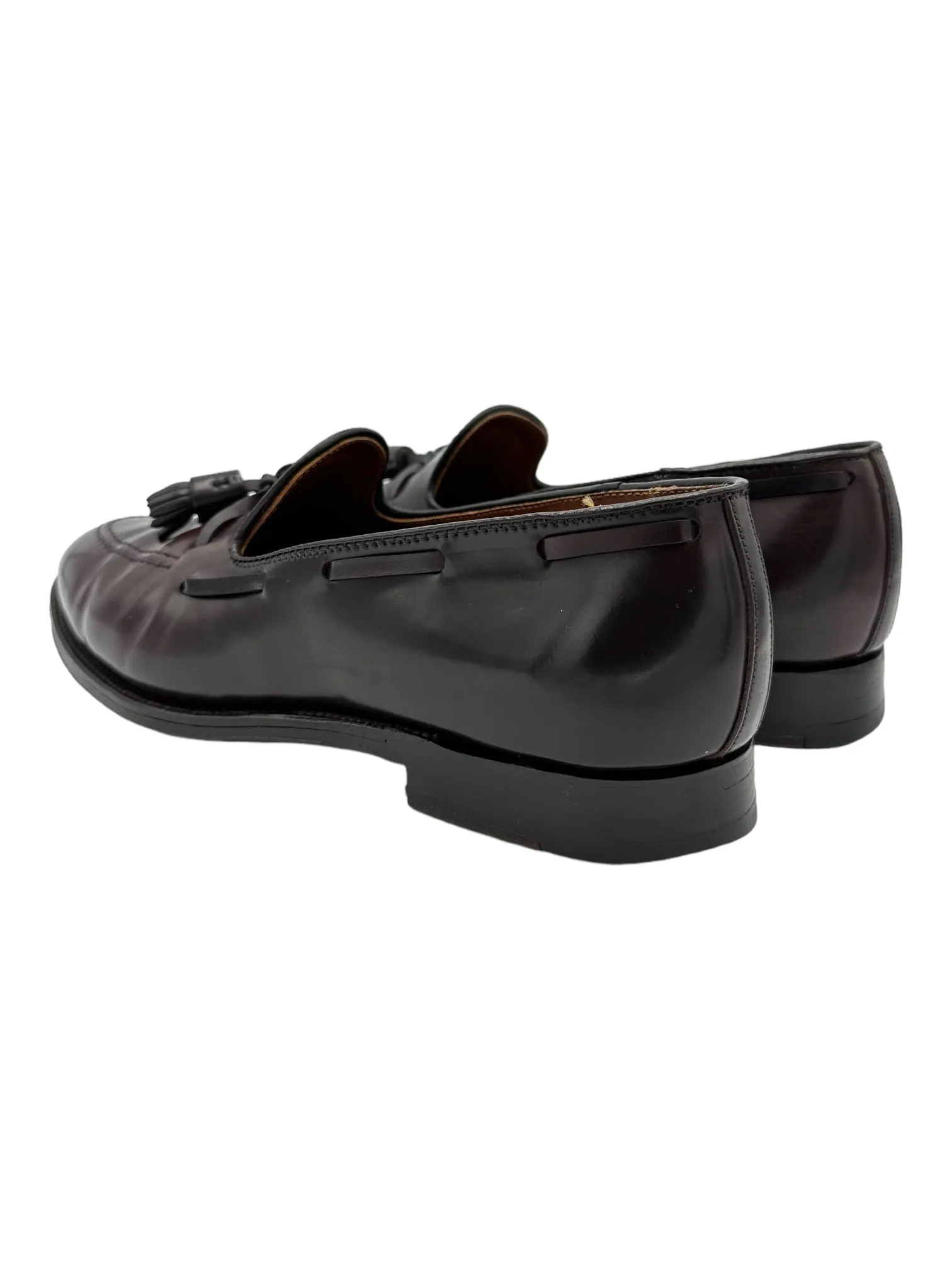 Alden 563 Burgundy Shell Cordovan Tassel Moccasin Loafers