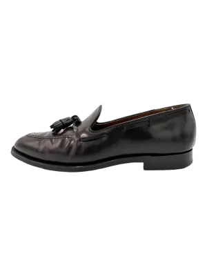 Alden 563 Burgundy Shell Cordovan Tassel Moccasin Loafers