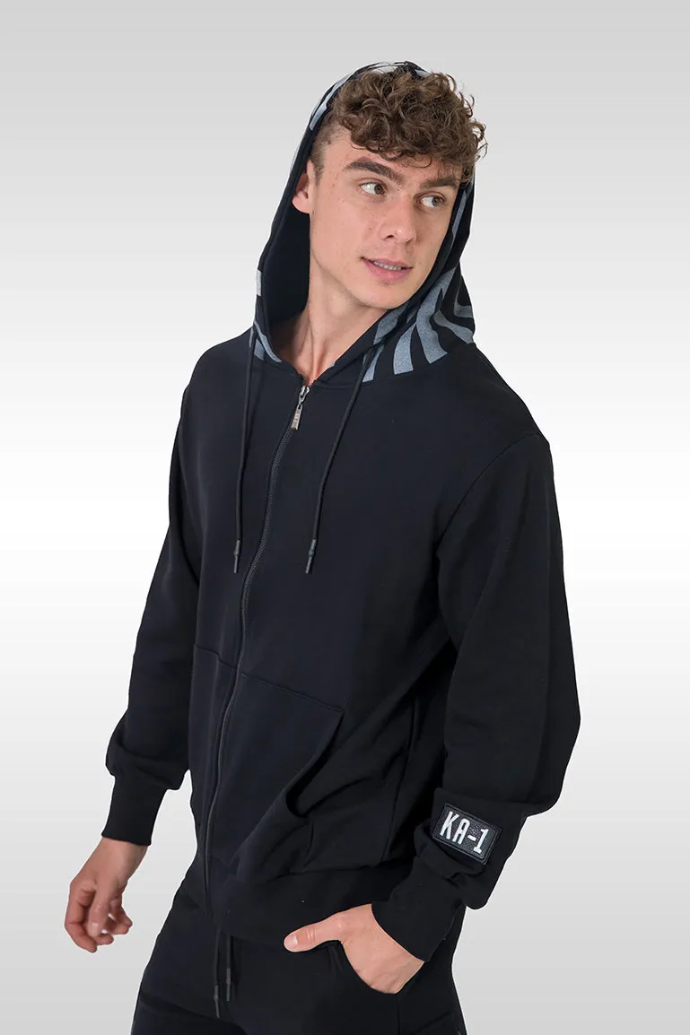 Anguish Hoodie (Black Cap)