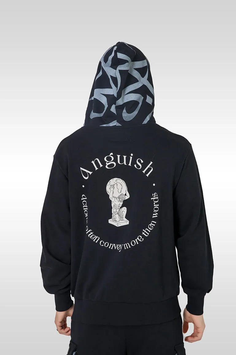 Anguish Hoodie (Black Cap)