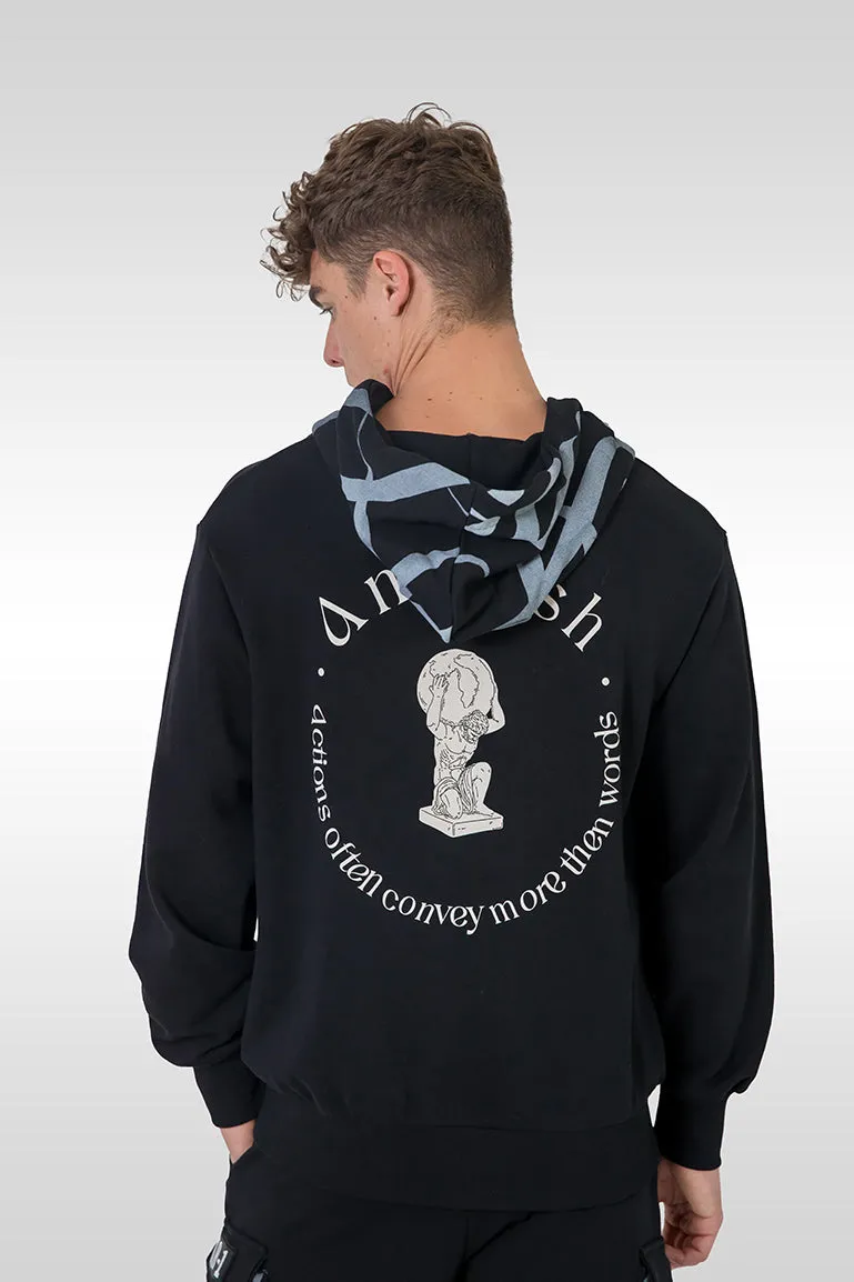 Anguish Hoodie (Black Cap)
