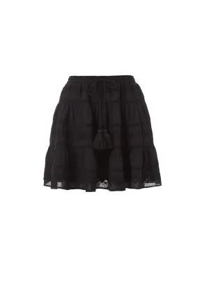 Anita Black Tassle Skirt