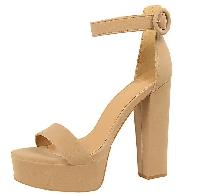 Ankle Wrap High Heel Sandals