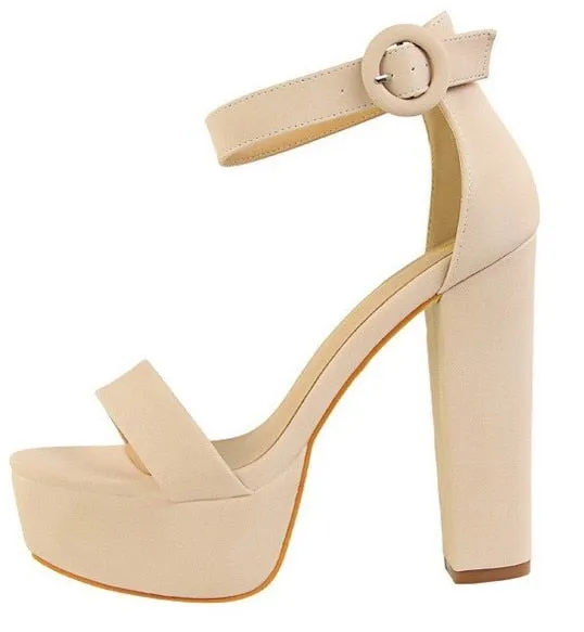 Ankle Wrap High Heel Sandals