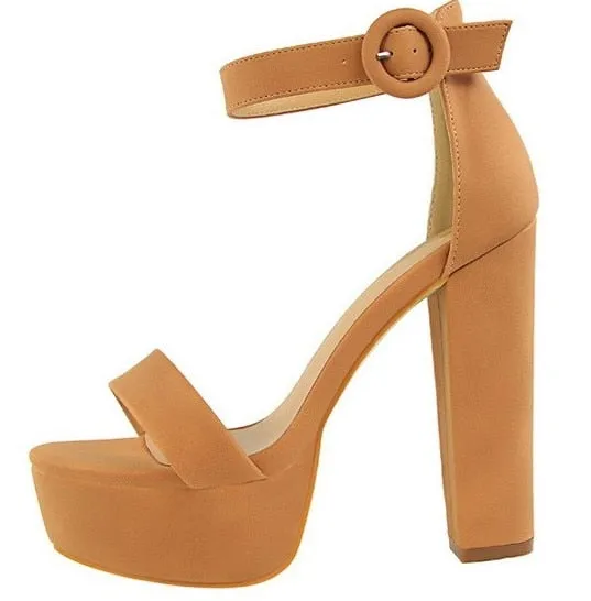 Ankle Wrap High Heel Sandals