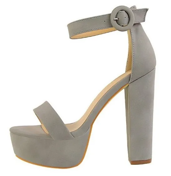 Ankle Wrap High Heel Sandals