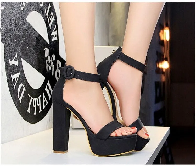 Ankle Wrap High Heel Sandals