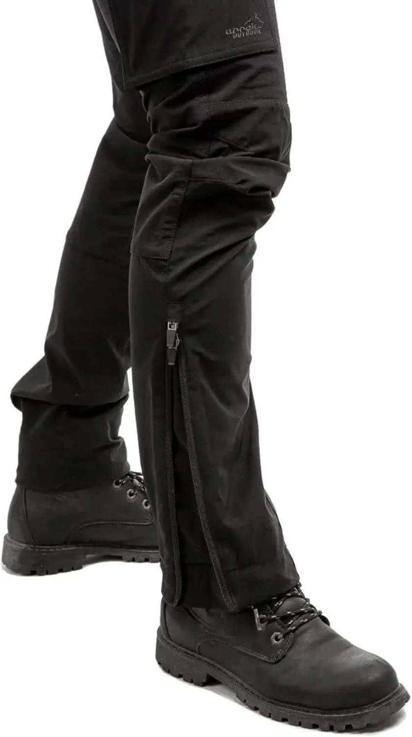 ARRAK OUTDOOR Motion Flex Lady Pant Full Flexibility, Roomy Pockets, Waterproof Calf Area, Adustable, Belt Included
