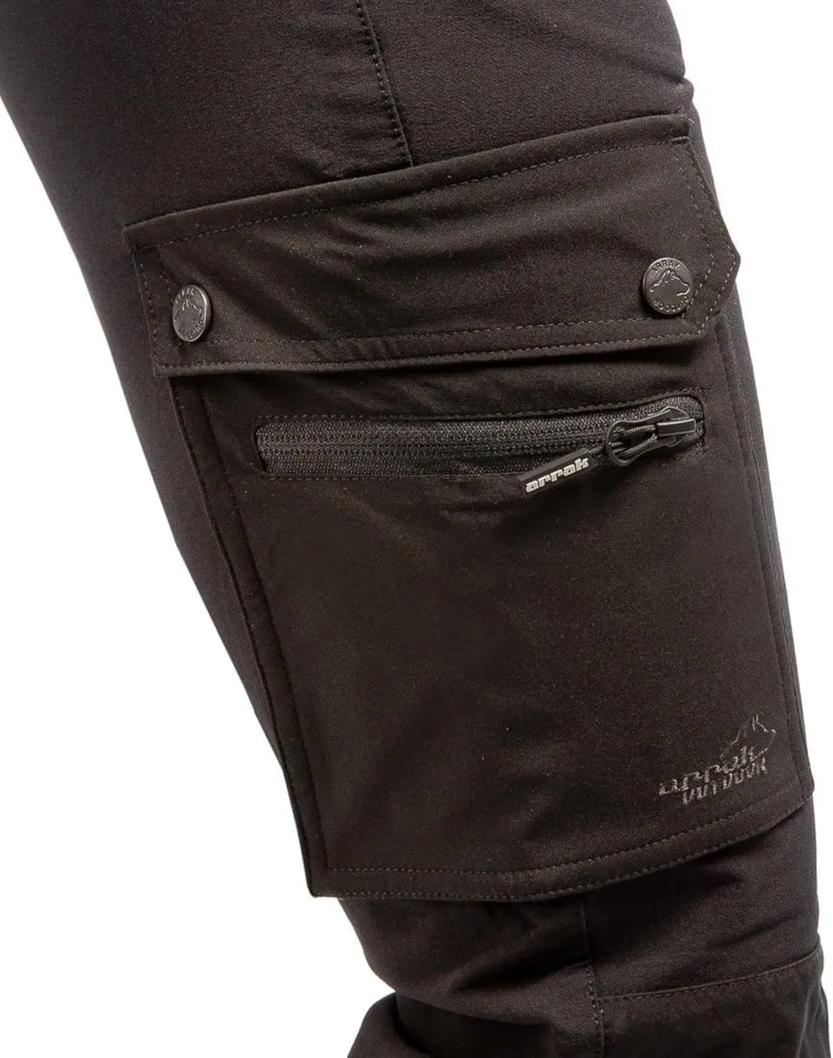 ARRAK OUTDOOR Motion Flex Lady Pant Full Flexibility, Roomy Pockets, Waterproof Calf Area, Adustable, Belt Included