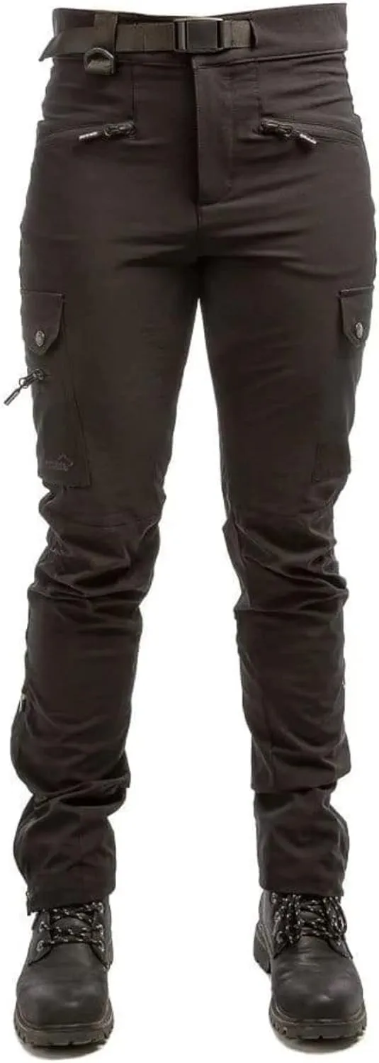 ARRAK OUTDOOR Motion Flex Lady Pant Full Flexibility, Roomy Pockets, Waterproof Calf Area, Adustable, Belt Included