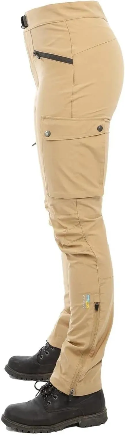 ARRAK OUTDOOR Motion Flex Lady Pant Full Flexibility, Roomy Pockets, Waterproof Calf Area, Adustable, Belt Included
