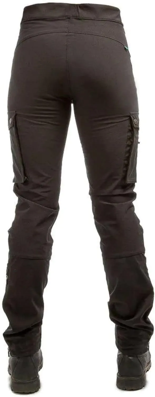 ARRAK OUTDOOR Motion Flex Lady Pant Full Flexibility, Roomy Pockets, Waterproof Calf Area, Adustable, Belt Included