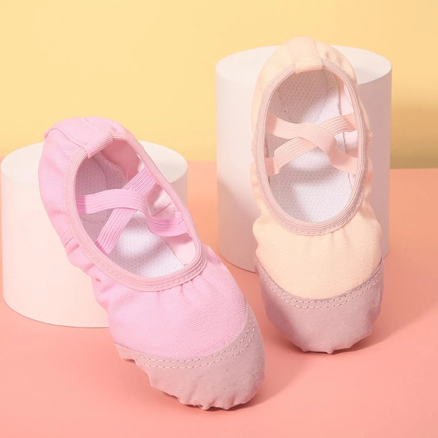 Ballet Shoes for Girls/Toddlers/Kids Yoga Shoes/Ballet Slippers for Dancing Children Dance Performance Indoor