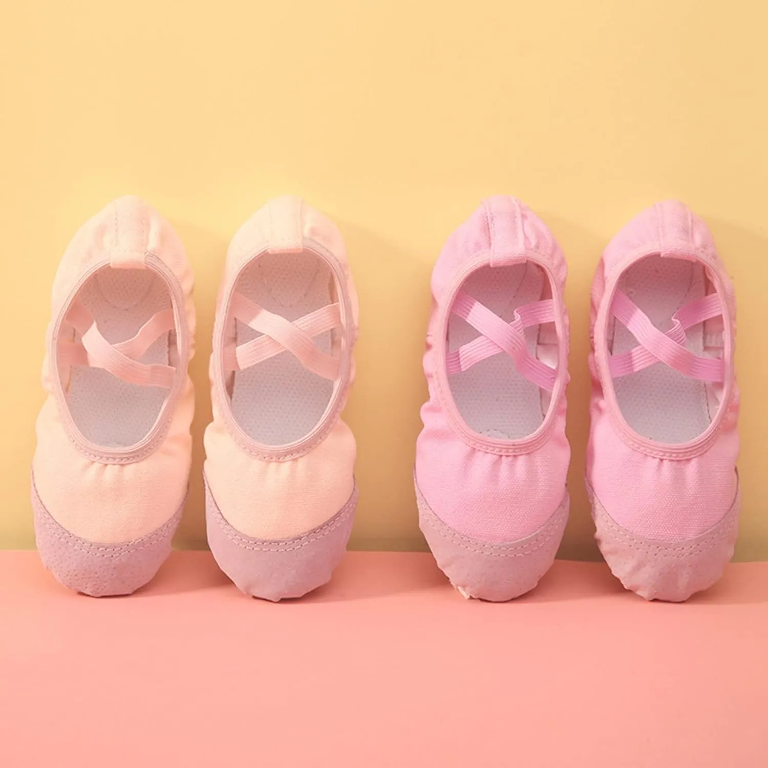 Ballet Shoes for Girls/Toddlers/Kids Yoga Shoes/Ballet Slippers for Dancing Children Dance Performance Indoor