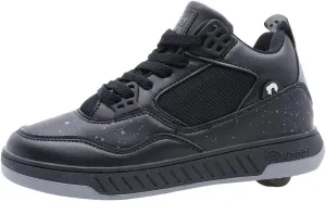 Beppi Roller Sneakers for Girls & Boys Skate Shoes with Wheels Black/Grey, Size 4.5