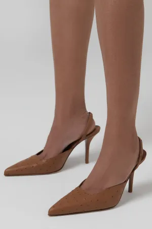 Brown Octavie 85 Heel Pumps