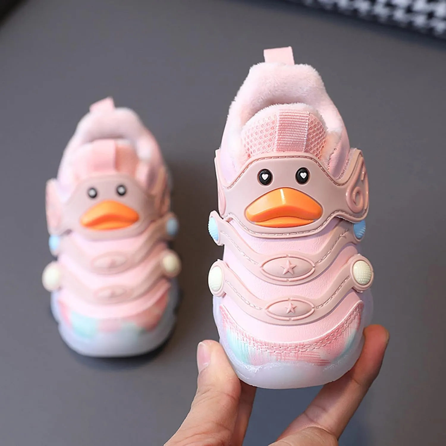 Children Sports Shoes Light Shoes Small White Shoes Light Board Shoes Non Slip Soft Bottom Girls Toddler Dress Shoes
