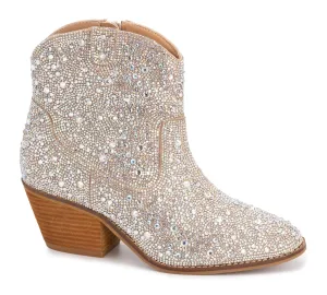 Corkys Shine Bright Rhinestone Ankle Boot