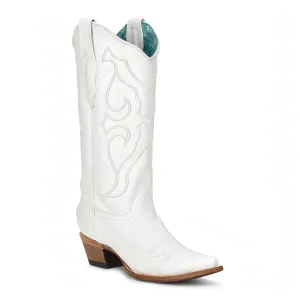Corral Women's Embroidered White Boots