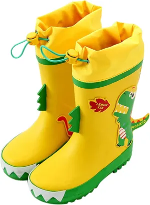 Custom Animal Rubber Children Shoes Waterproof Botas Para Lluvia Kids Rubber Rainboots Little Girls Toys