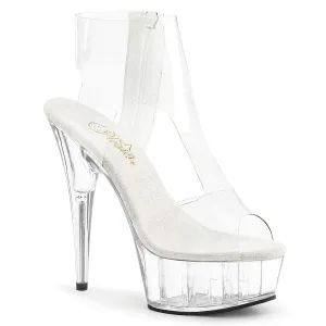 DELIGHT-633 Pleaser Clear Sexy Platform Shoes (Pole Dancing Heels)