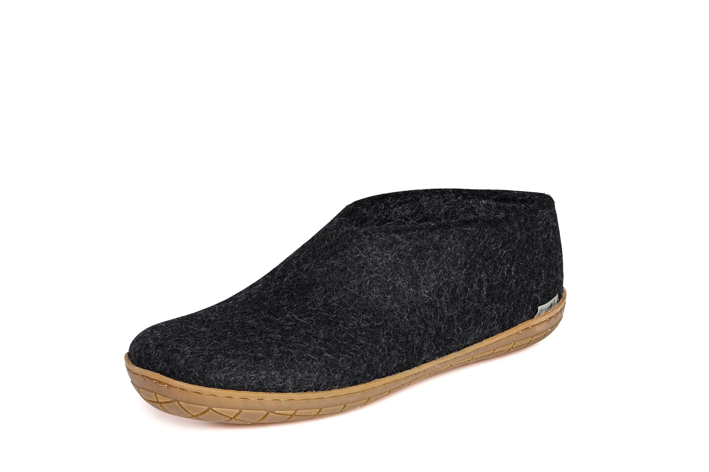 Glerups Slippers: Shoe, Charcoal, Honey Rubber AR-02-00