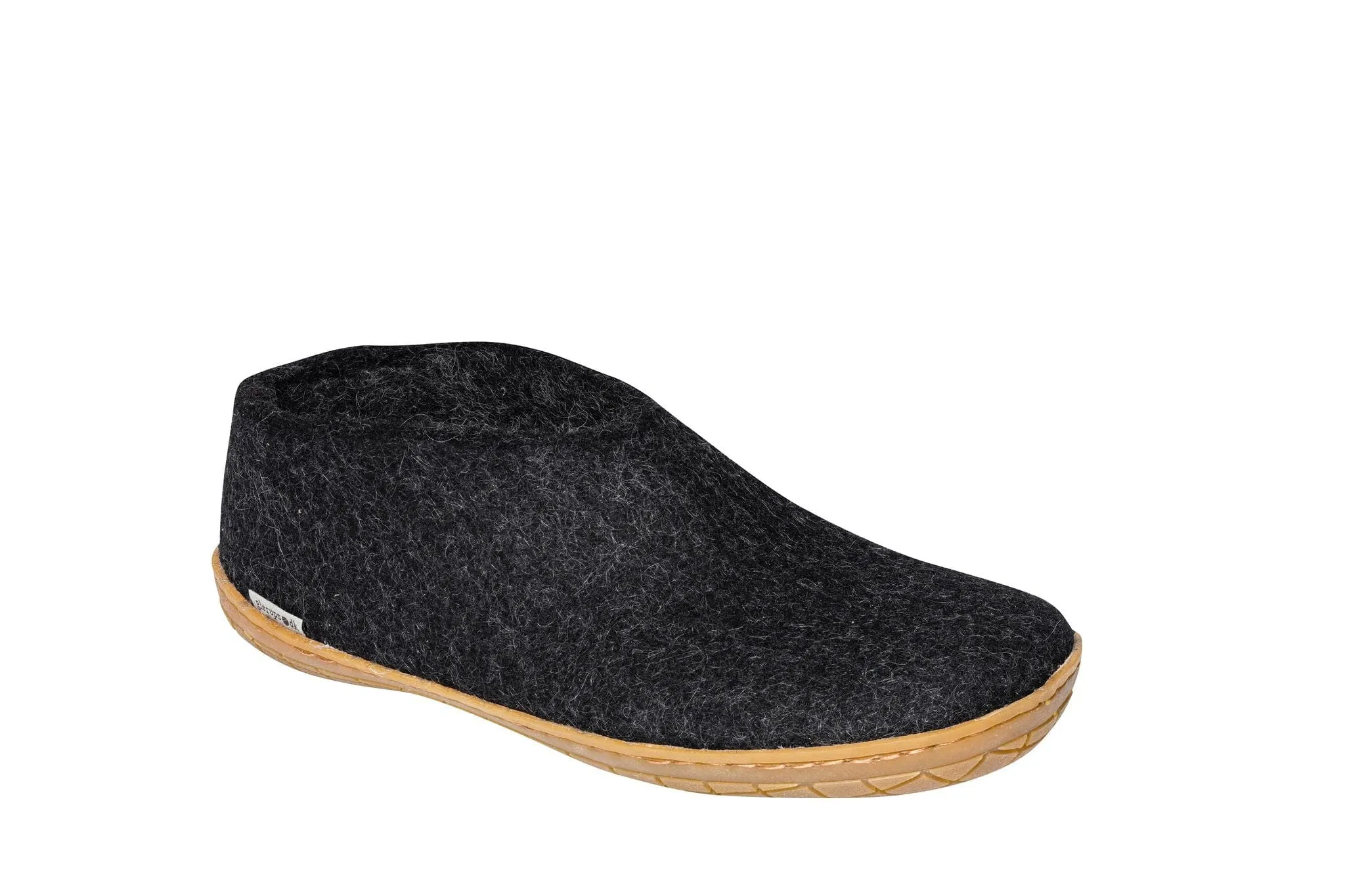Glerups Slippers: Shoe, Charcoal, Honey Rubber AR-02-00
