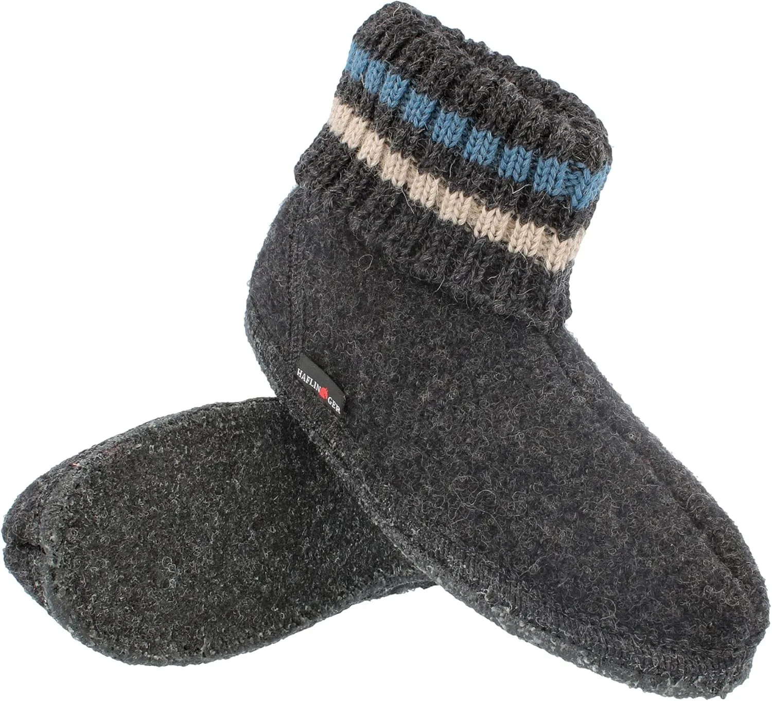 HAFLINGER Men's Hi-Top Slippers, xx