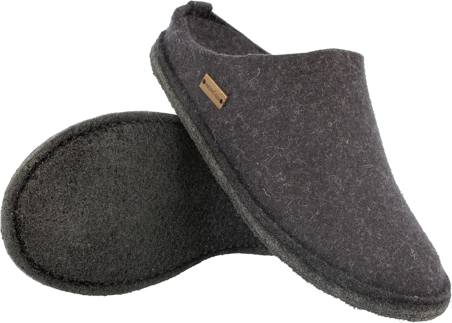 HAFLINGER Men's Open Back Slippers