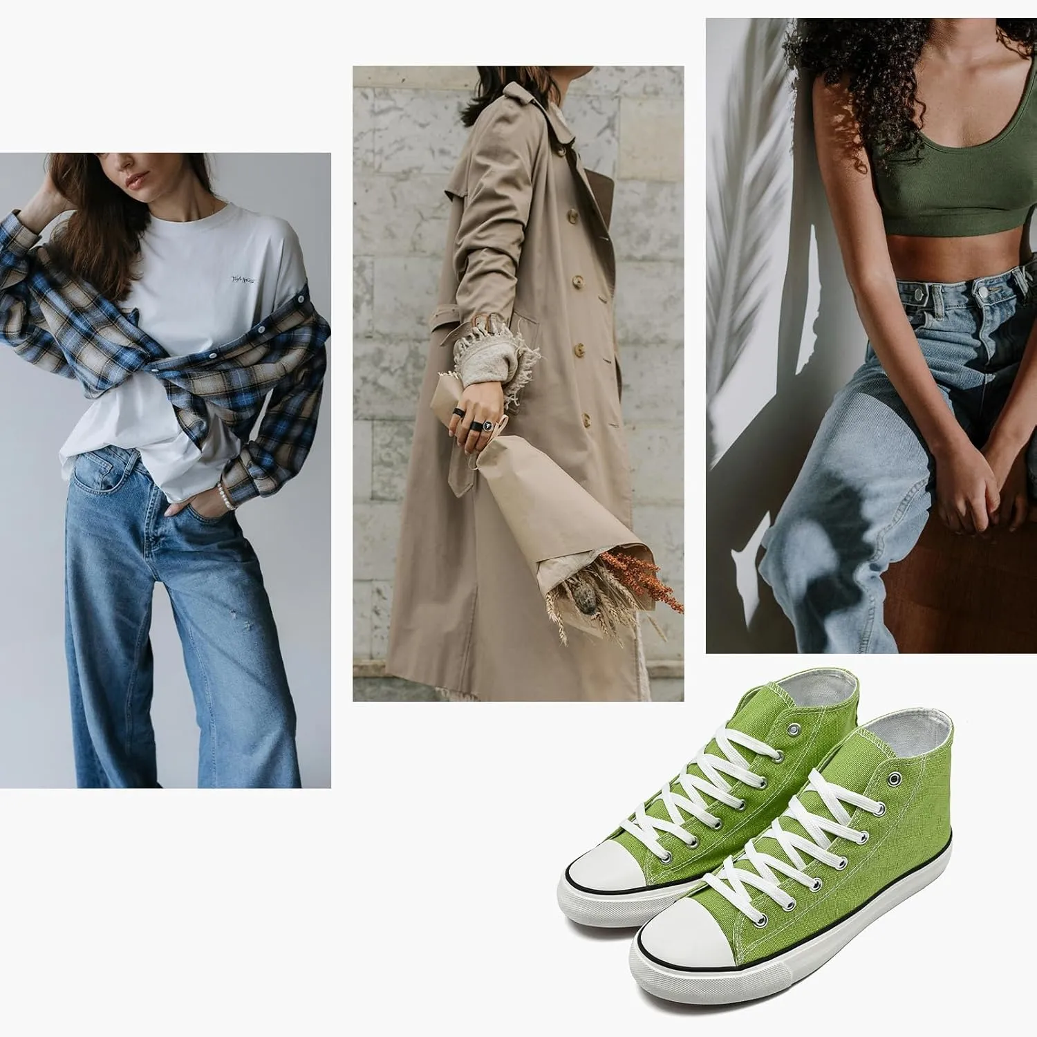 High Top Canvas Sneakers for Women Men Classic Lace Up Canvas Shoes Unisex Casual Tennis Comfortable Fashion Walking Shoes
