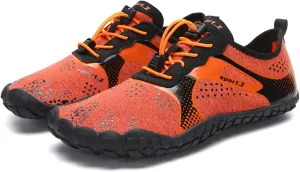 Hiking Water Shoes Women,Quick-Dry Summer Comfy Surf Pool Swim Shoes Men,Lightweight Slip Resistant Aqua Athletic Beach Barefoot Shoes,with Draining Hole,Unisex Adult
