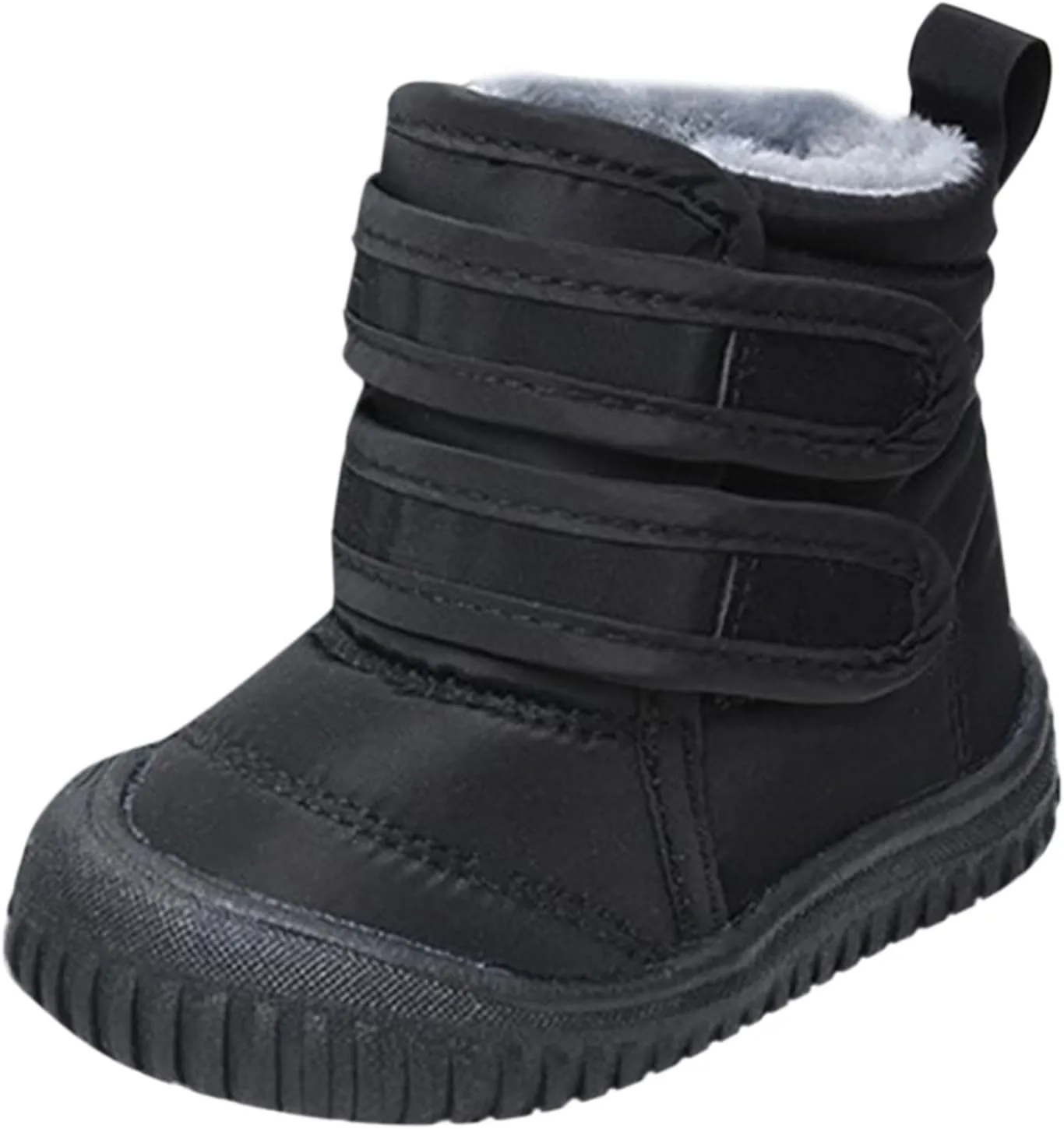 Hook Loop Low Cut Boots Waterproof Cloth Snow Boots Kids Winter Shoes Girls Boys Outdoor Boots Infant Shoes