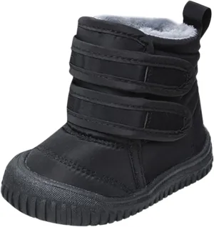 Hook Loop Low Cut Boots Waterproof Cloth Snow Boots Kids Winter Shoes Girls Boys Outdoor Boots Infant Shoes