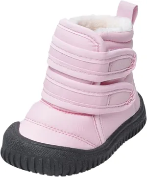 Hook Loop Low Cut Boots Waterproof Cloth Snow Boots Kids Winter Shoes Girls Boys Outdoor Boots Infant Shoes
