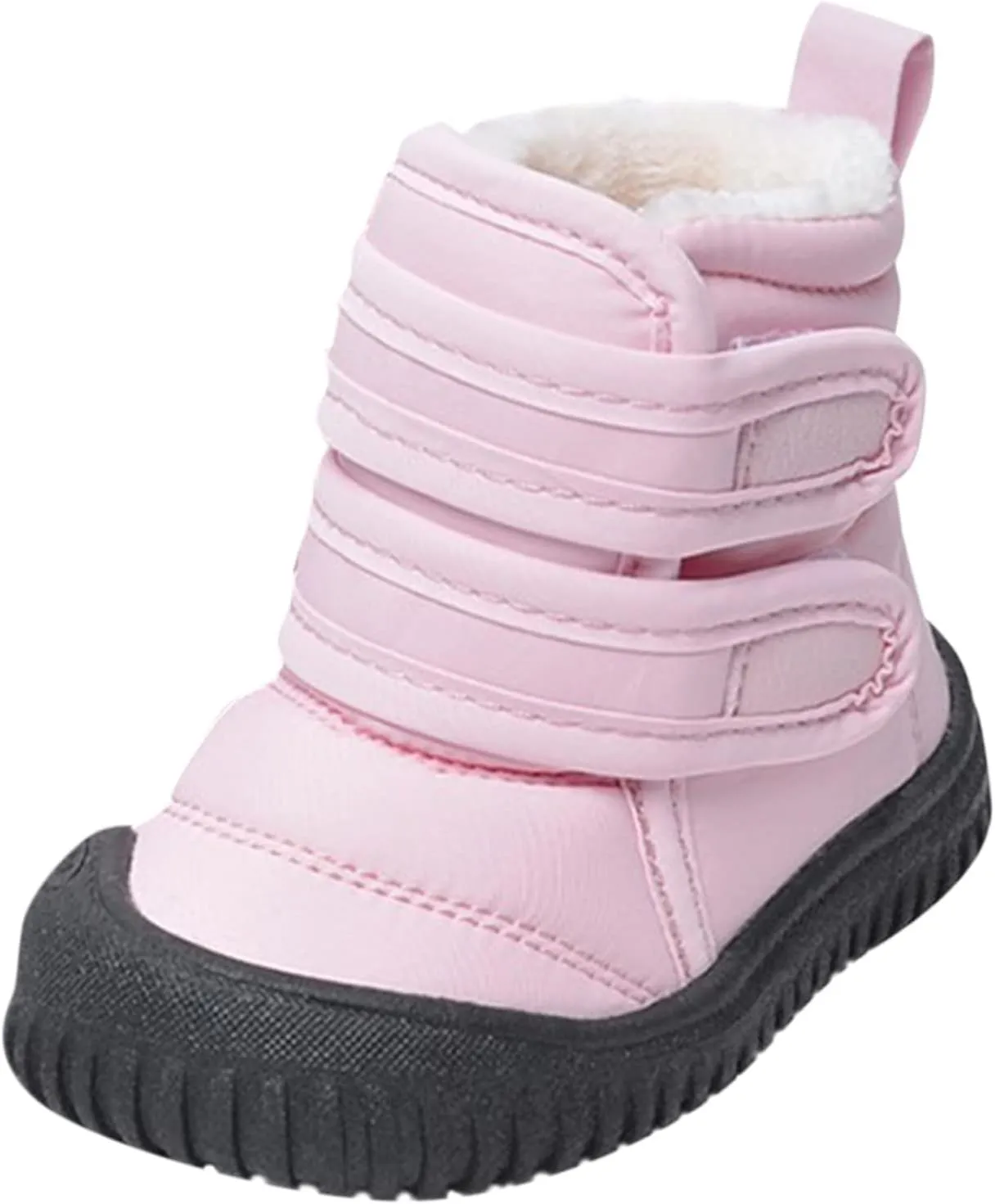 Hook Loop Low Cut Boots Waterproof Cloth Snow Boots Kids Winter Shoes Girls Boys Outdoor Boots Infant Shoes