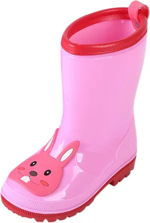 Infant Rubber Cartoon Girls Shoes Toddler Boots Boys Rain Rain Kids Baby Shoes Girls High Heels