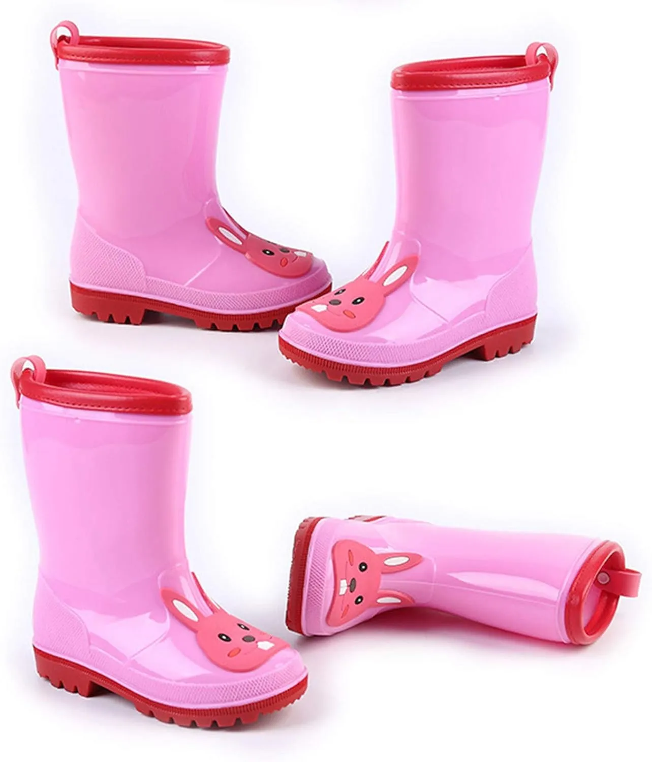 Infant Rubber Cartoon Girls Shoes Toddler Boots Boys Rain Rain Kids Baby Shoes Girls High Heels