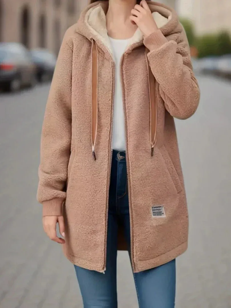 Jenny - Fleece hooded jacket