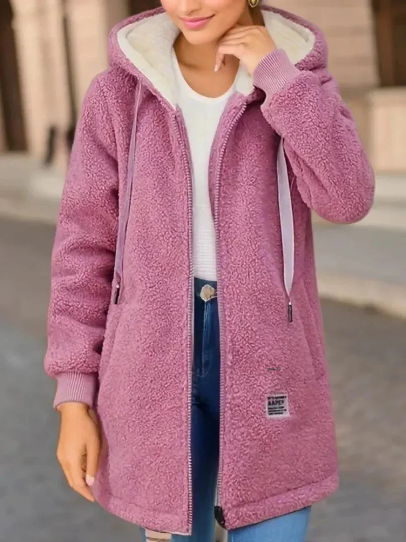 Jenny - Fleece hooded jacket