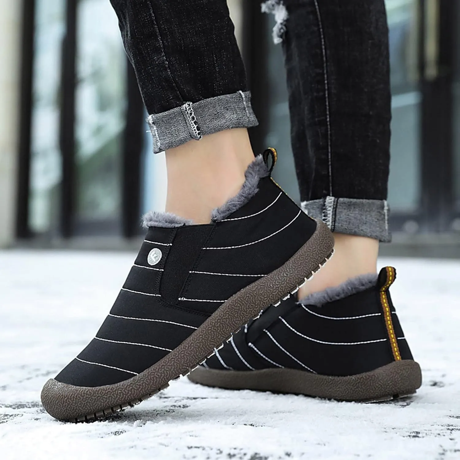 Knee High Insulated Winter Boots for Women Waterproof Snow Womens Snow Boots Size 12 Wide Winter Boots Women Size 8 Cute Snow Boots for Woman Botas De Vestir Para Mujer Elegantes Invierno
