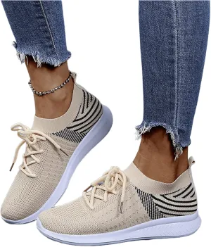 Ladmiple Gym Shoes For Women Workout Running Slip On Non Slip Walking Shoes Lightweight Tennis Fashion Athletic Sneakers