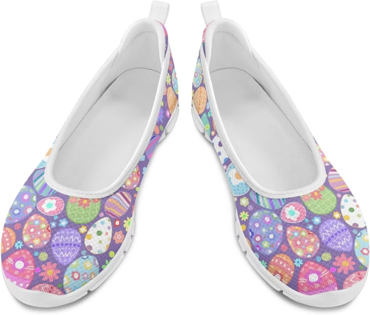Low Cut Sneakers Casual Dress Shoes for Women Travel Party Fashion Outfit Lightweight Flats Tennis Loafers Comfort Round Toe Laceless Shoe