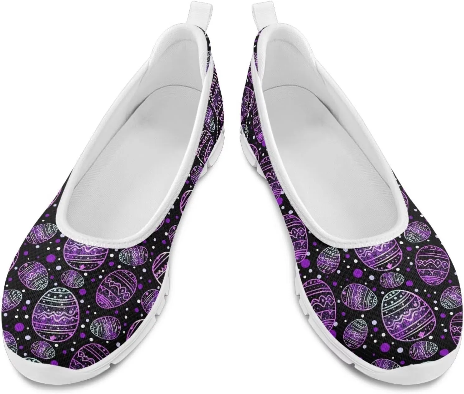 Low Cut Sneakers Casual Dress Shoes for Women Travel Party Fashion Outfit Lightweight Flats Tennis Loafers Comfort Round Toe Laceless Shoe