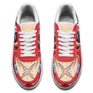 Luffy Armament Haki Air Sneakers Custom OP Anime Shoes