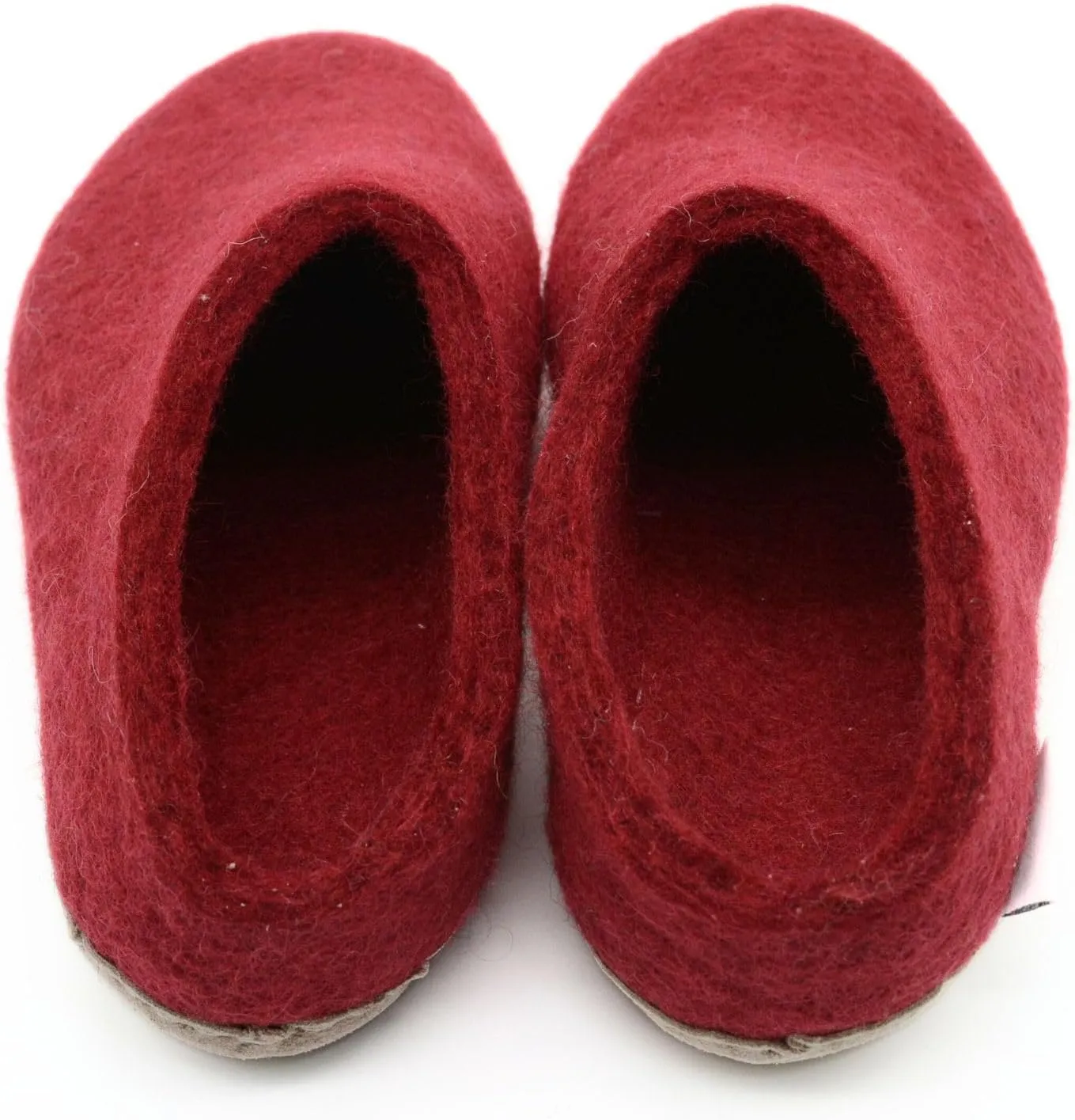 Maroon Slippers, Indoor Slippers, Wool Slip Ons, Slipper For Women And Men, Adult Unisex Slide