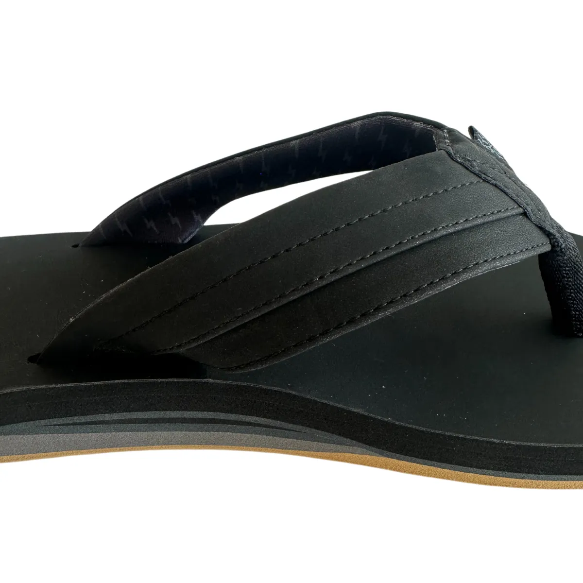 Men's Bolts Flip Flop Black